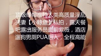 顶级绿帽推特人类高质量淫乱夫妻【小鲸鱼】私拍，露天餐吧露出服务员面前紫薇，酒店遛狗男厕PUA后入，全程高能