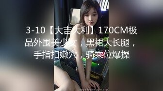 3-10【大吉大利】170CM极品外围美少女，黑裙大长腿，手指扣嫩穴，骑乘位爆操