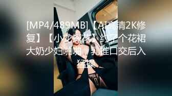 [MP4/489MB]【AI高清2K修复】【小龙探花】约了个花裙大奶少妇啪啪，乳推口交后入猛操