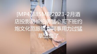 [MP4/385MB]2023-2月酒店投影房偷拍勇猛小哥下班约炮文化范眼镜女同事用力过猛草出血了