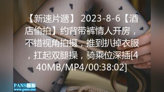 【新速片遞】 2023-8-6【酒店偷拍】约背带裤情人开房，不错视角拍摄，推到扒掉衣服，扛起双腿操，骑乘位深插[440MB/MP4/00:38:02]